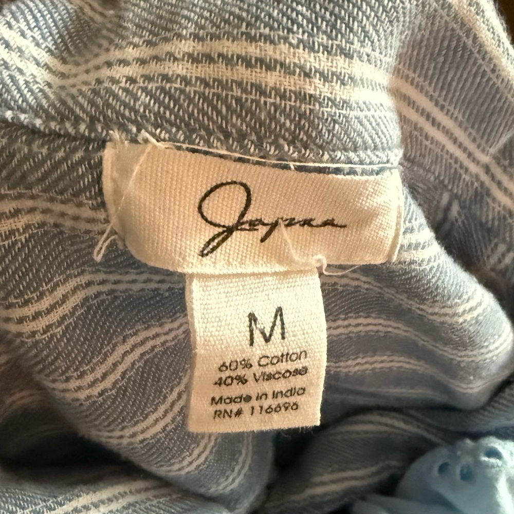 Japna Blue and White Striped Dress - Picture 8 of 8
